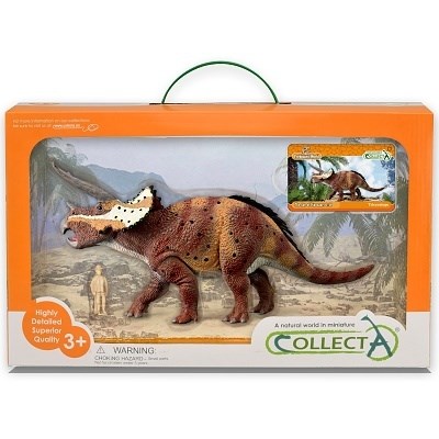 COLLECTA 84202 GIFT SET DINOSAURUS TRICERATOP HORRIDUS DE LUXE