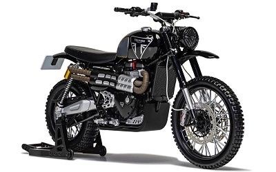 TRIUMPH SCRAMBLER 1200 JAMES BOND NO TIME TO DIE MATERA