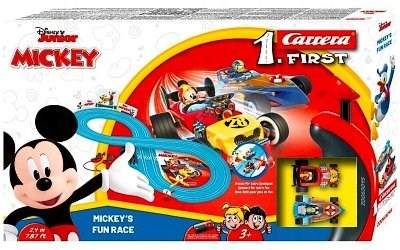 AUTODRHA CARRERA 63045 1. FIRST MICKEY MOUSE FUN RACE NA BATERIE