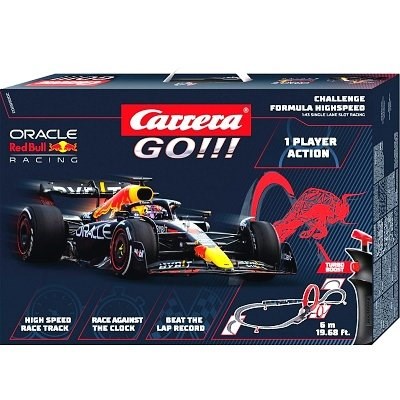 AUTODRÁHA CARRERA 68002 CHALLENGE FORMULA HIGHSPEED RED BULL RACING SINGLE LANE