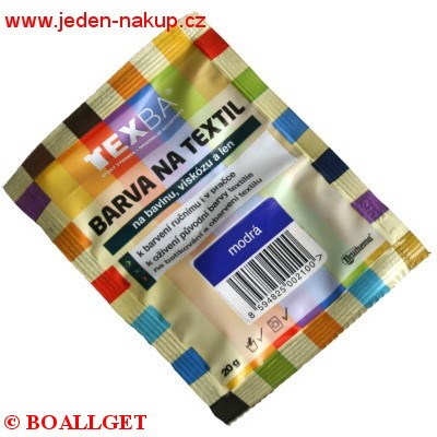 TEXBA modrá 06 barva na textil 20 g