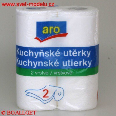 Papírové utěrky kuchyňské 2-vrstvé 1 role - ( 28 ks pytel )