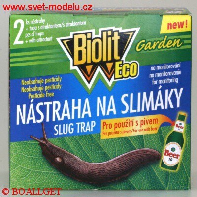 Biolit nstraha na slimky - 2 kusy nstrahy + tuba s atraktantem