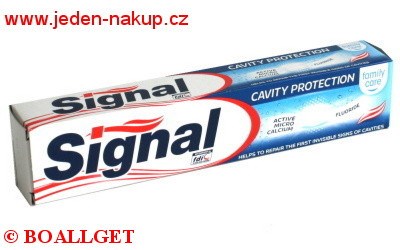 Signal Cavity Protection 75 ml zubní pasta s fluorem a calciem