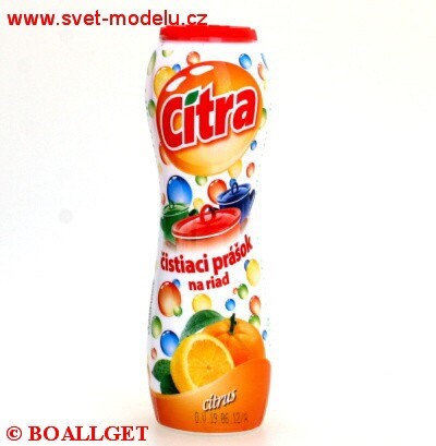 Citra 400 g práškový čistič na nádobí - vůně citron