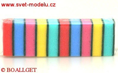 Houba na nádobí 8x5x2,5 cm balení 10 ks