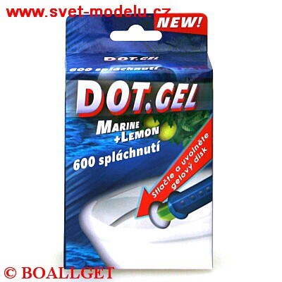 Dot.gel 36 ml  Marine + Lemon - disk na WC - 600 splchnut