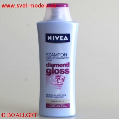 Nivea Diamond Gloss ampon pro vlasy matn, bez lesku 400 ml