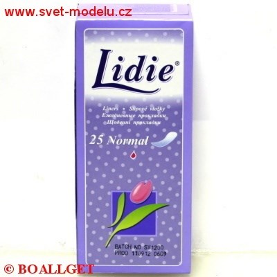Lidie Liners Normal 25 ks slipové vložky