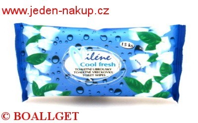 Vlhčené ubrousky 15 ks cestovní