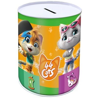 POKLADNIČKA PLECHOVÁ CATS 44 10x15