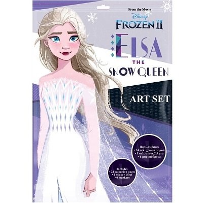 OMALOVNKY LEDOV KRLOVSTV FROZEN II S NLEPKAMI A A MARKERY