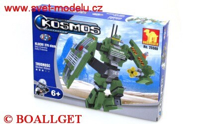 STAVEBNICE BOJOVÝ ROBOT ZELENÝ