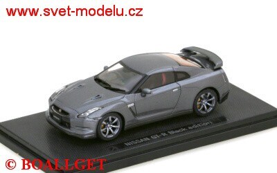 Ebbro 1/43 - Nissan GT-R R35 2007 Noire - Miniature Collection - Occasion
