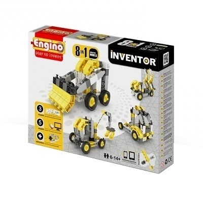 STAVEBNICE ENGINO INVENTOR 8 MODELŮ STAVEBNÍ STROJE