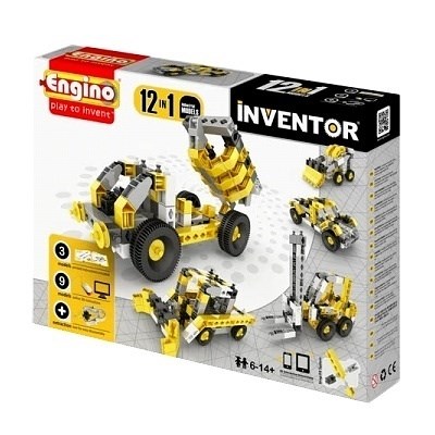 STAVEBNICE ENGINO INVENTOR 12 MODELŮ STAVEBNÍ STROJE