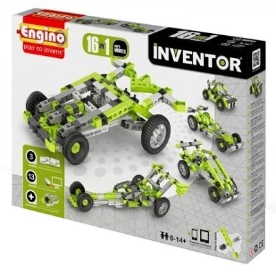 STAVEBNICE ENGINO INVENTOR 16 MODELŮ AUT