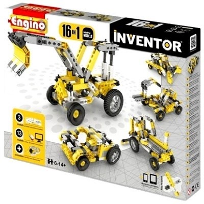 STAVEBNICE ENGINO INVENTOR 16 MODELŮ STAVEBNÍ STROJE