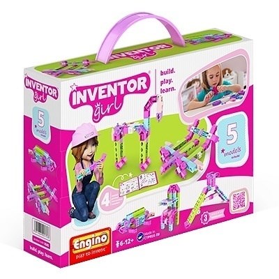 STAVEBNICE ENGINO INVENTOR GIRL 5 MODELŮ