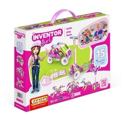 STAVEBNICE ENGINO INVENTOR GIRL 15 MODELŮ
