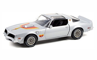 PONTIAC FIREBIRD FIREAM 1977 SILVER / HOOD BIRD