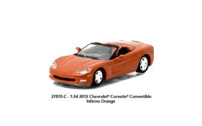 CHEVROLET CORVETTE CONVERTIBLE 2012 INFERNO ORANGE