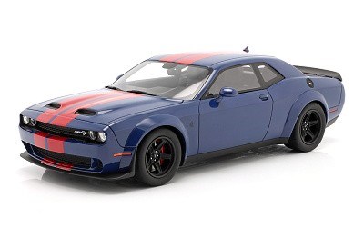 DODGE CHALLENGER SRT COUPE SUPER STOCK 2021 INDIGO BLUE / RE STRIPES L.E. 999 PCS.