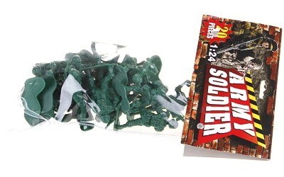 VOJÁCI SADA 20 ks  1:24