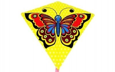 Drak létající motýl plast 73x68 