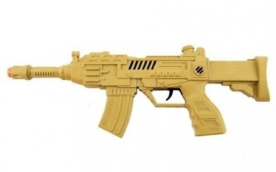 Pistole - samopal plast na setrvačník 38 cm