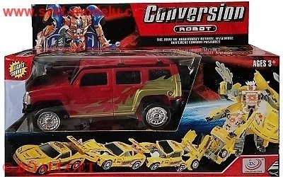 AUTO ROBOT HUMMER RED