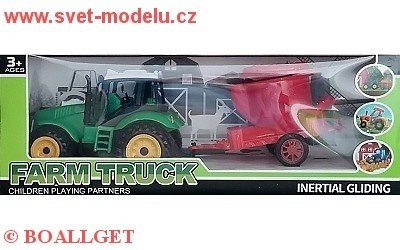 TRAKTOR S ROZMETAČEM HNOJIV