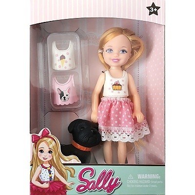 PANENKA SALLY 14 cm S PEJSKEM 