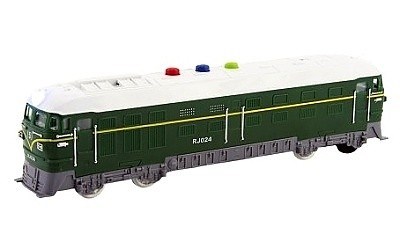 Lokomotiva plast 23 cm na baterie se zvukem se světlem