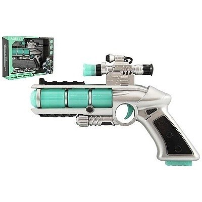 Pistole se zaměřovačem na baterie 20cm plast