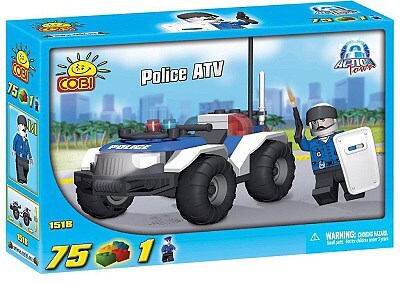 POLICEJN AUTO ATV ACTION TOWN COBI 1518