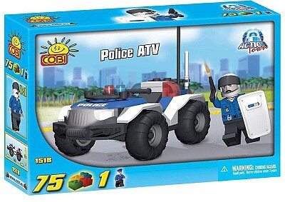 POLICEJNÍ AUTO ATV ACTION TOWN COBI 1518