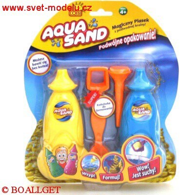 AQUA SAND ŽLUTÝ A MODRÝ 350g