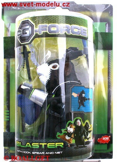 G-FORCE BLASTER S HÁKEM, KOPÍM A SÍTÍ