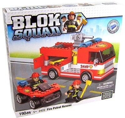 MEGABLOKS BLOKS SQUAD FIRE PATROL RESCUE 190 KOSTEK