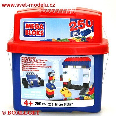 MEGABLOKS KYBLÍK MICRO BLOKS 250 KOSTEK