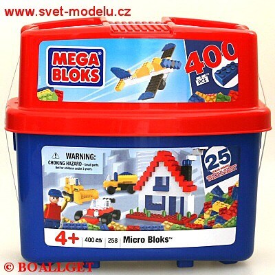 MEGABLOKS KYBLÍK MICRO BLOKS 400 KOSTEK