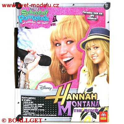 HANNAH MONTANA MŮJ TAJNÝ PAMÁTNÍK V POLŠTÁŘKU