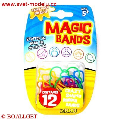 MAGICKÉ GUMIČKY MAGIC BANDS FAIRYTALE DRESS-UP 12 kusů v balení