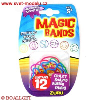 MAGICKÉ GUMIČKY MAGIC BANDS UNDERWORLD ADVENTURE 12 kusů v balení