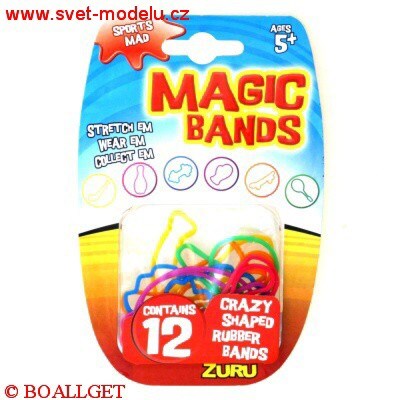 MAGICKÉ GUMIČKY MAGIC BANDS SPORTS MAD 12 kusů v balení