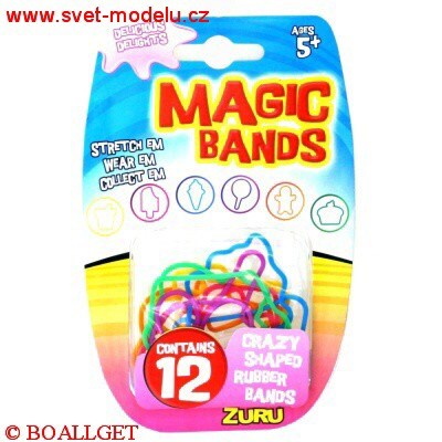 MAGICKÉ GUMIČKY MAGIC BANDS DELICIUS DELIGHTS 12 kusů v balení