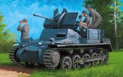 GERMANN FLAKPANZER IA W / AMMO.TRAILER