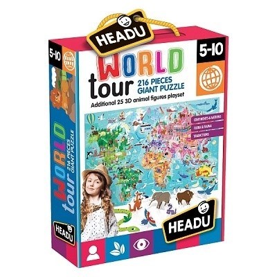 SVĚTOVÉ TURNÉ PUZZLE S 3D FIGURKAMI