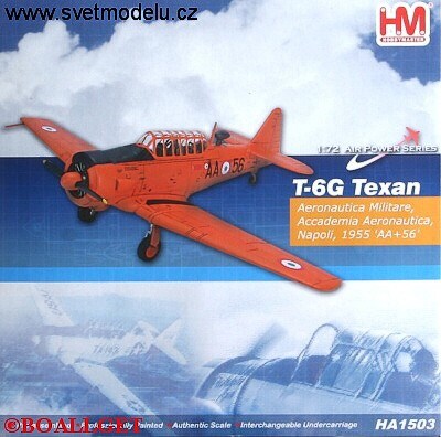 T-6G TEXAN, AERONAUTICA MILITARE, ACCADEMIA AERONAUTICA NAPOLI 1955 AA+56